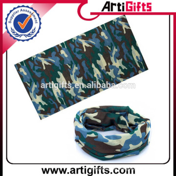 Artigifts moda pañuelo de camuflaje de poliéster para hombres